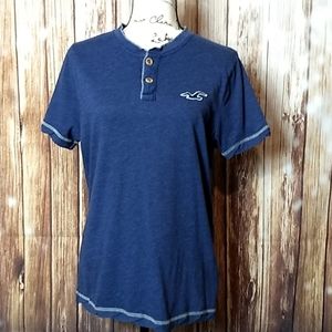 Hollister blue shirt